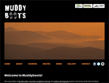 Tablet Screenshot of muddybootsguidedwalking.com